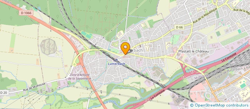 localisation de l'entreprise SCI AREL  LUTTERBACH