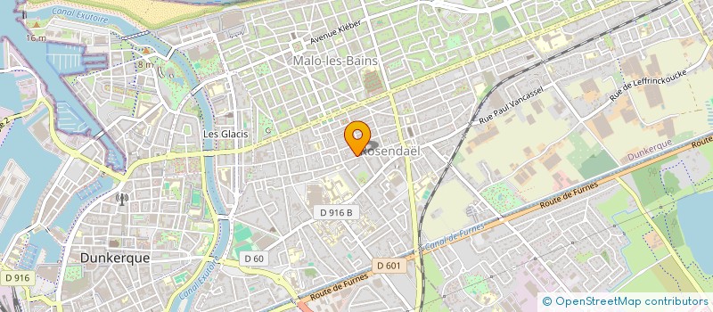 localisation de l'entreprise SCI AREL à DUNKERQUE