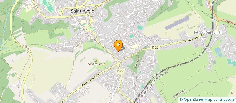 localisation de l'entreprise SCI AREL  SAINT-AVOLD