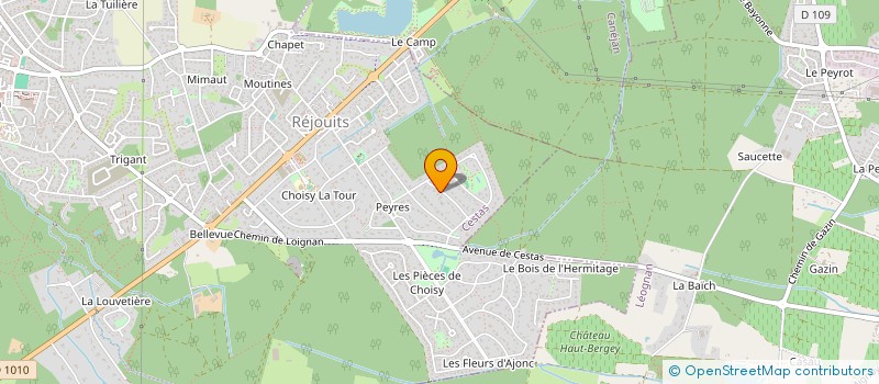 localisation de l'entreprise SCI AREMITI & CO  CESTAS