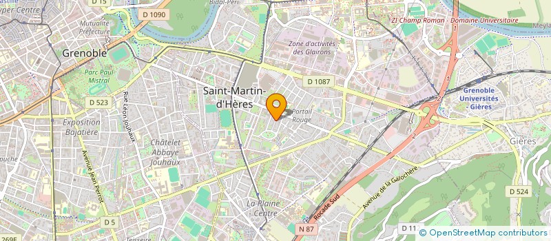 localisation de l'entreprise SCI ARENA  SAINT-MARTIN-D'HERES