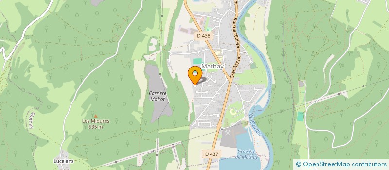 localisation de l'entreprise SCI ARENA  MATHAY