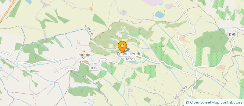 localisation de l'entreprise SCI ARENAL  FENOUILLET-DU-RAZES