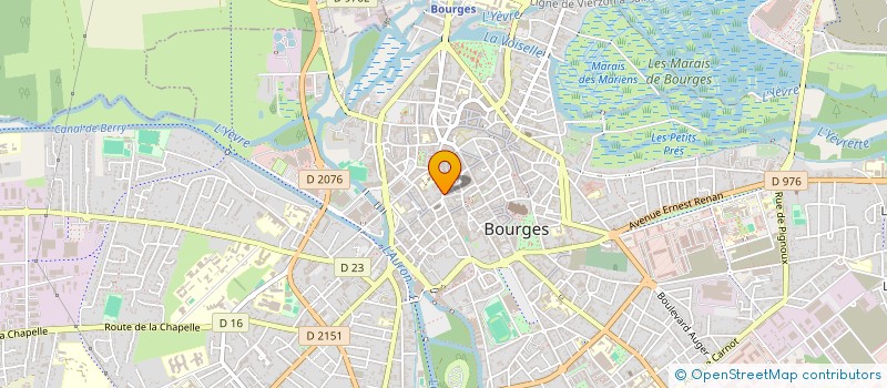 localisation de l'entreprise SCI ARENES PATRIMOINE  BOURGES