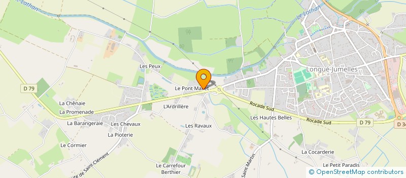 localisation de l'entreprise SCI ARENES18  LONGUE-JUMELLES