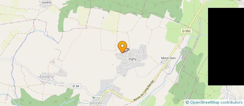 localisation de l'entreprise SCI ARENI AMP  JONZIER-EPAGNY