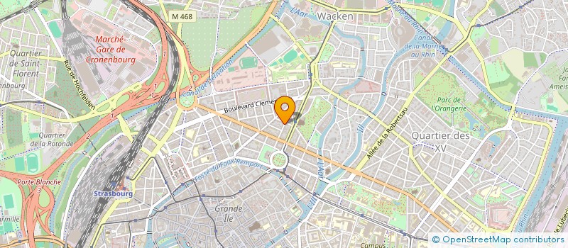 localisation de l'entreprise SCI ARES  STRASBOURG