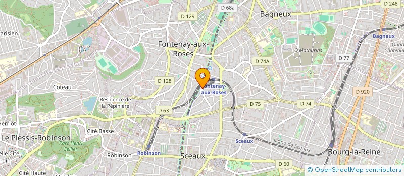 localisation de l'entreprise SCI ARES à FONTENAY-AUX-ROSES