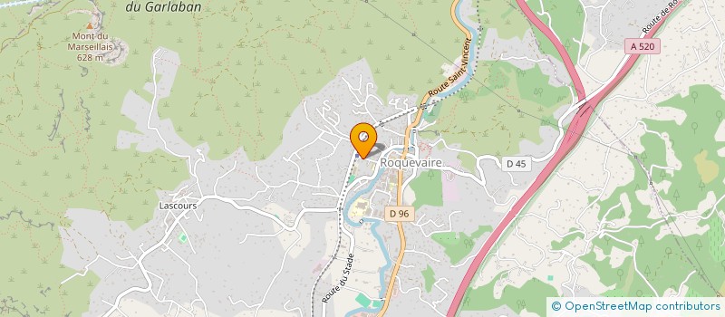 localisation de l'entreprise SCI ARETHALIE  ROQUEVAIRE