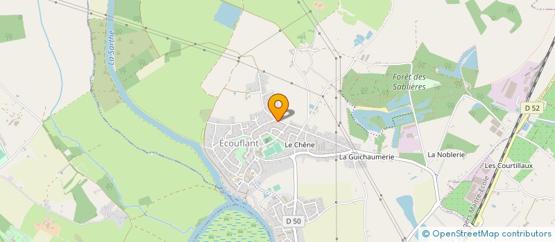 localisation de l'entreprise SCI ARFA  ECOUFLANT