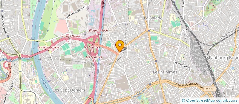 localisation de l'entreprise SCI ARFA INVESTISSEMENTS à TOULOUSE