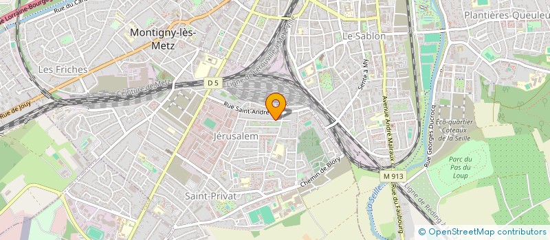localisation de l'entreprise SCI ARFAN à MONTIGNY-LES-METZ
