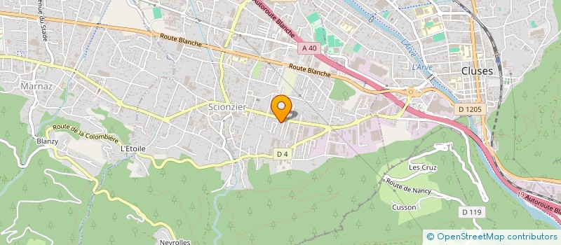 localisation de l'entreprise SCI ARFAOUI à SCIONZIER