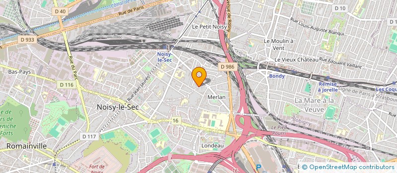 localisation de l'entreprise SCI ARFAOUI à NOISY-LE-SEC
