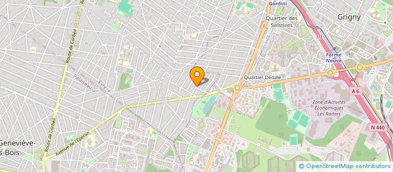 localisation de l'entreprise SCI ARFC à MORSANG-SUR-ORGE