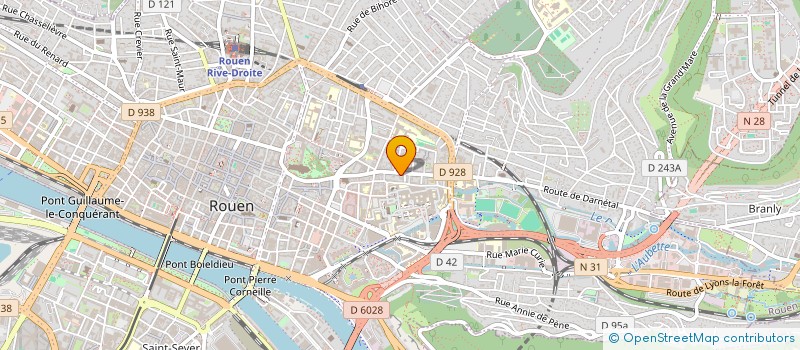 localisation de l'entreprise SCI ARFELLI-BENET à ROUEN