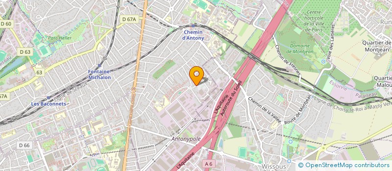 localisation de l'entreprise SCI ARFI CHALAMET à ANTONY