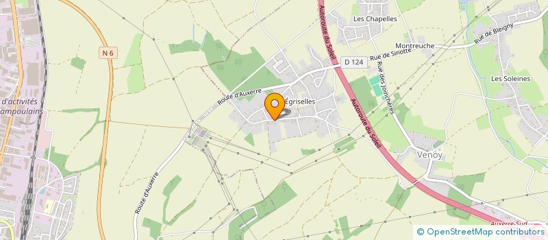 localisation de l'entreprise SCI ARFLO  VENOY