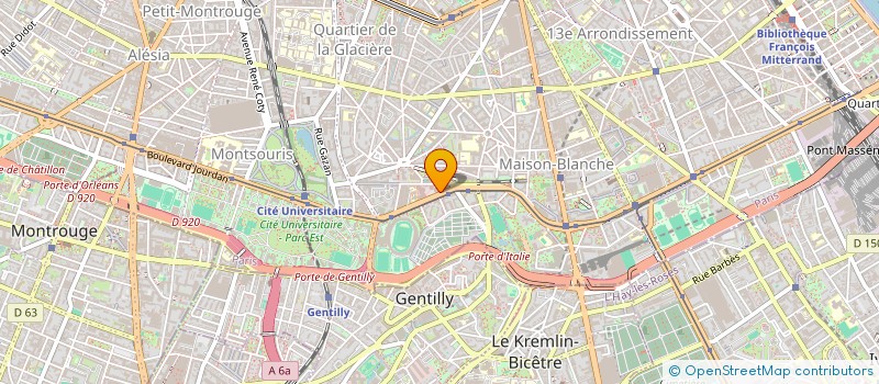 localisation de l'entreprise SCI ARG2020  PARIS