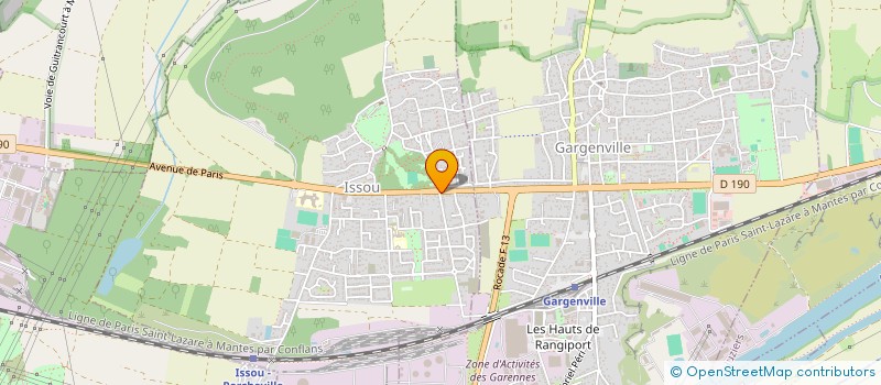 localisation de l'entreprise SCI ARGA  ISSOU