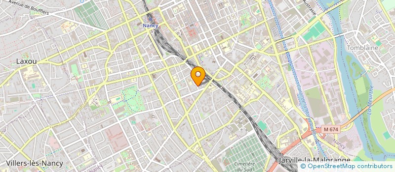 localisation de l'entreprise SCI ARGACE  NANCY