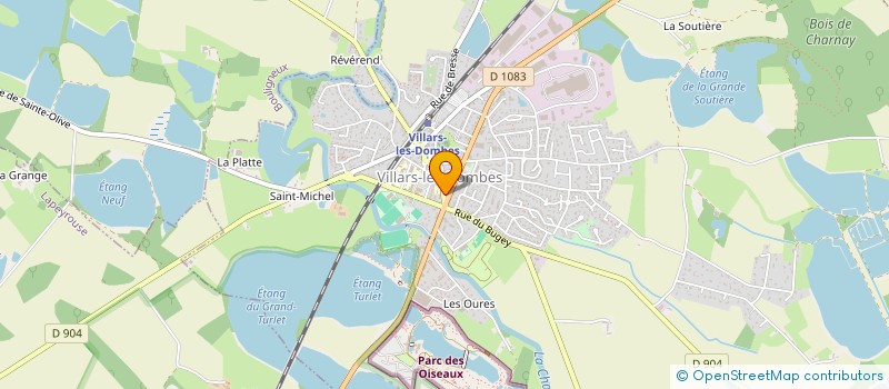localisation de l'entreprise SCI ARGAN à VILLARS-LES-DOMBES