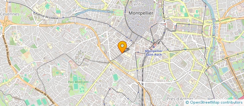 localisation de l'entreprise SCI ARGAS à MONTPELLIER
