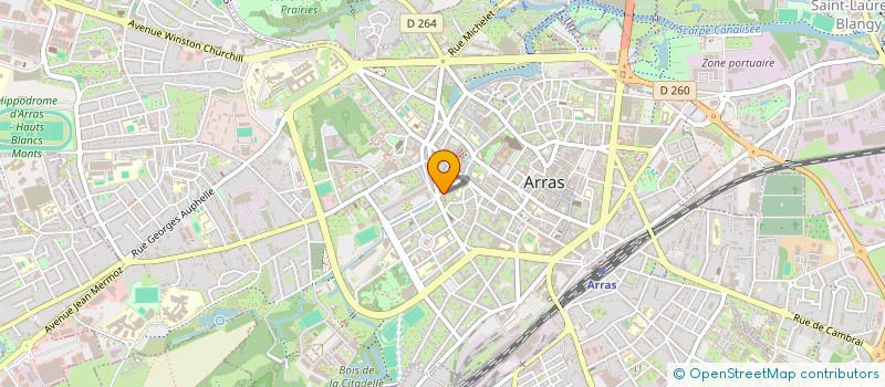 localisation de l'entreprise SCI ARGECO à ARRAS