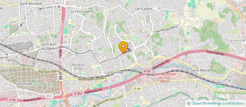 localisation de l'entreprise SCI ARGEDEL à MARSEILLE