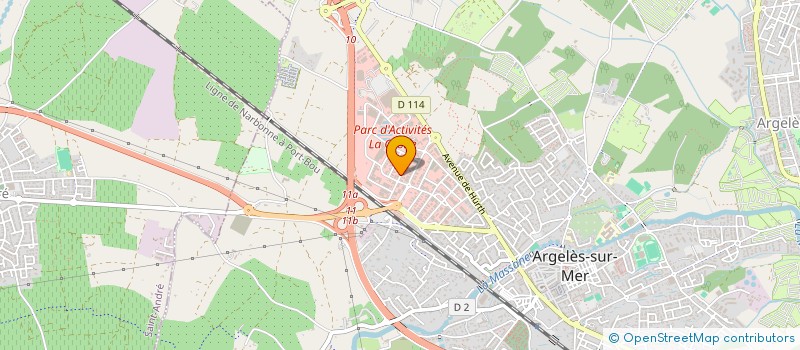 localisation de l'entreprise SCI ARGEL' à ARGELES-SUR-MER