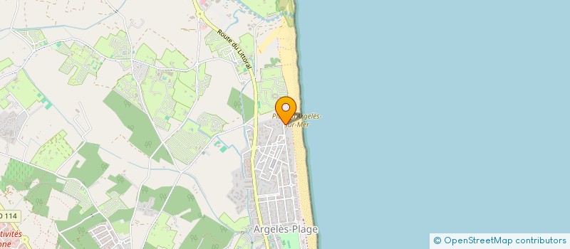 localisation de l'entreprise SCI ARGELES MADELOC  ARGELES-SUR-MER