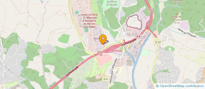 localisation de l'entreprise SCI ARGENS à FREJUS