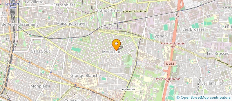 localisation de l'entreprise SCI ARGENSON  LYON