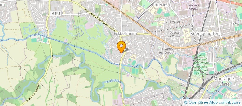 localisation de l'entreprise SCI ARGENTIERE  ECKBOLSHEIM