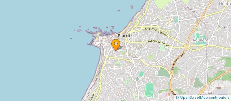 localisation de l'entreprise SCI ARGENTIN à BIARRITZ