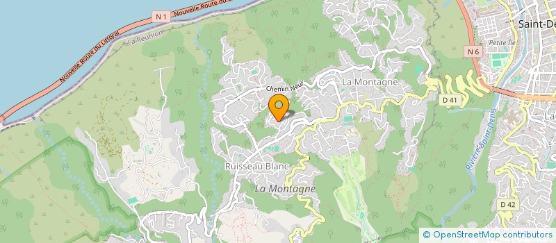 localisation de l'entreprise SCI ARGENTIN à SAINT-DENIS