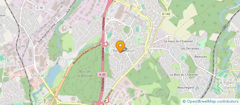 localisation de l'entreprise SCI ARGENTIN à COUZEIX