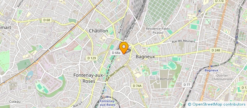 localisation de l'entreprise SCI ARGENTINE à BAGNEUX