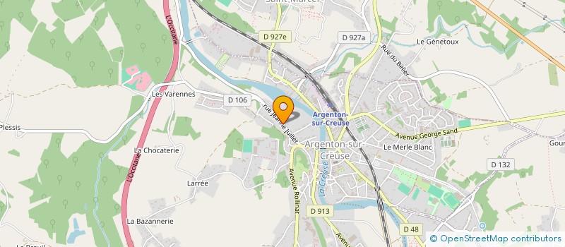 localisation de l'entreprise SCI ARGENTONAISE D'ABATTAGE à ARGENTON-SUR-CREUSE