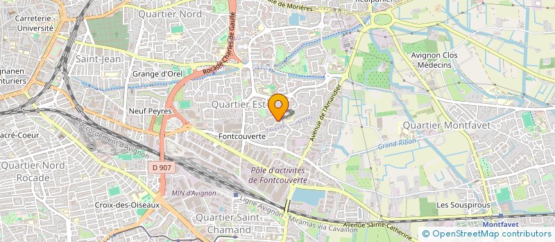 localisation de l'entreprise SCI ARGHEBO  AVIGNON