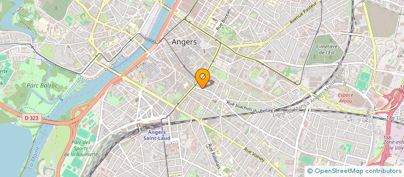 localisation de l'entreprise SCI ARGHO à ANGERS