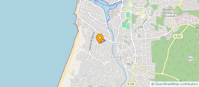 localisation de l'entreprise SCI ARGIA à CAPBRETON
