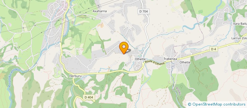 localisation de l'entreprise SCI ARGIA  URRUGNE