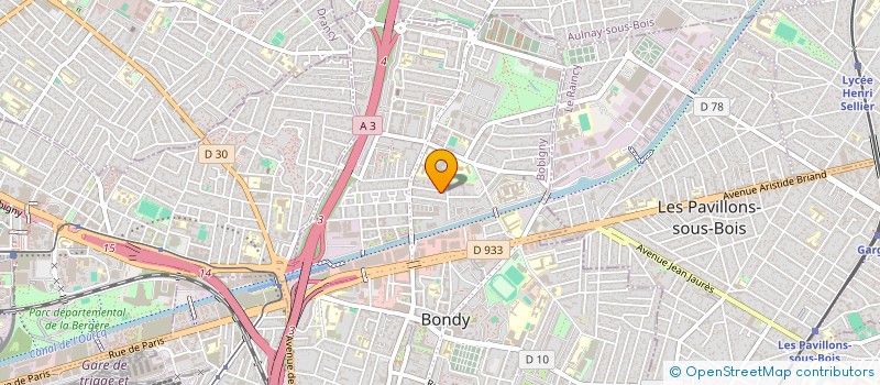 localisation de l'entreprise SCI ARGIL  BONDY