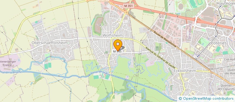 localisation de l'entreprise SCI ARGILAN  WOLFISHEIM