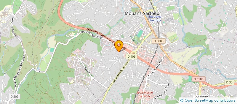 localisation de l'entreprise SCI ARGILE 50 à MOUANS-SARTOUX