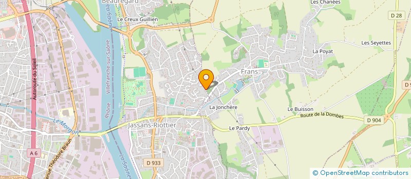 localisation de l'entreprise SCI ARGINY à JASSANS-RIOTTIER