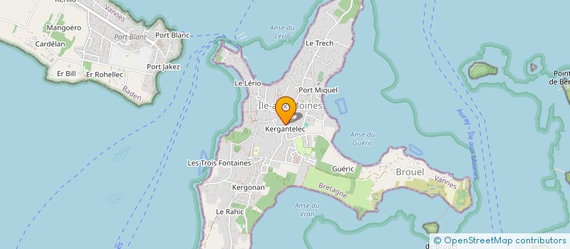 localisation de l'entreprise SCI ARGO  ILE-AUX-MOINES