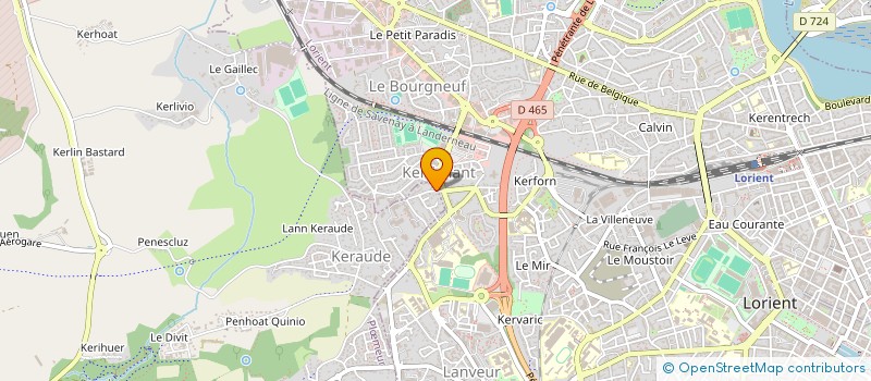 localisation de l'entreprise SCI ARGOAT à PLOEMEUR