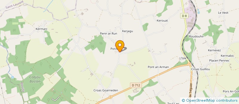 localisation de l'entreprise SCI ARGOAT  GRACES